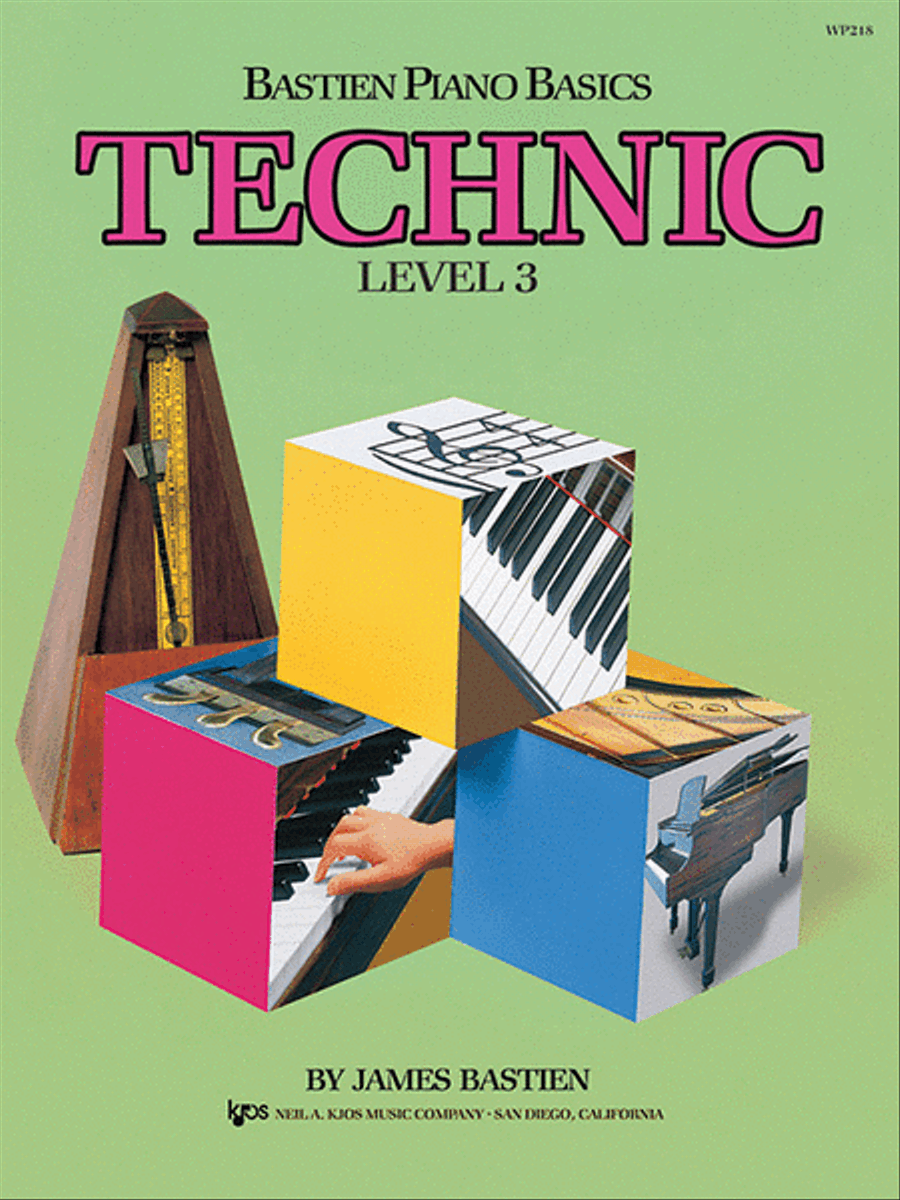 Bastien Piano Basics, Level 3, Technic Piano Method scores gallery preview page 1