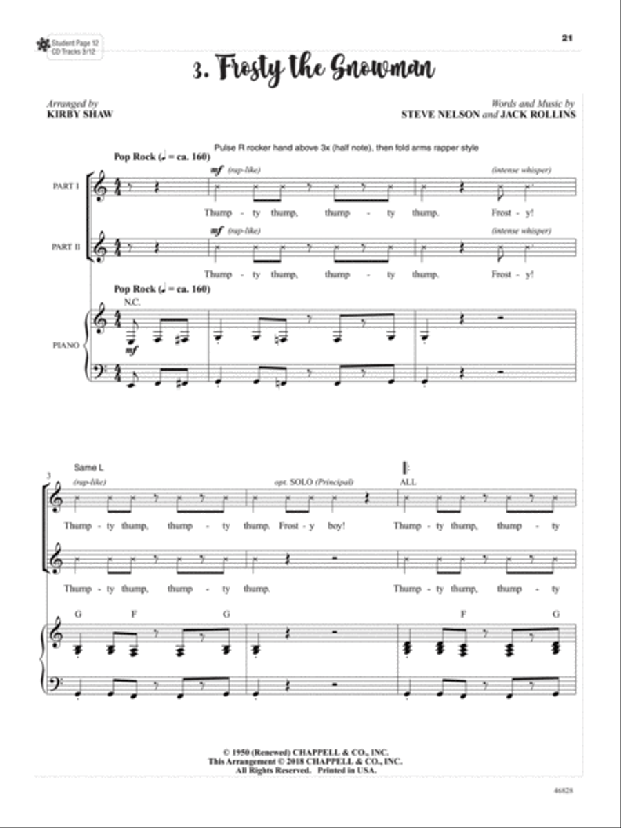 Karaoke Christmas 2-Part scores gallery preview page 6