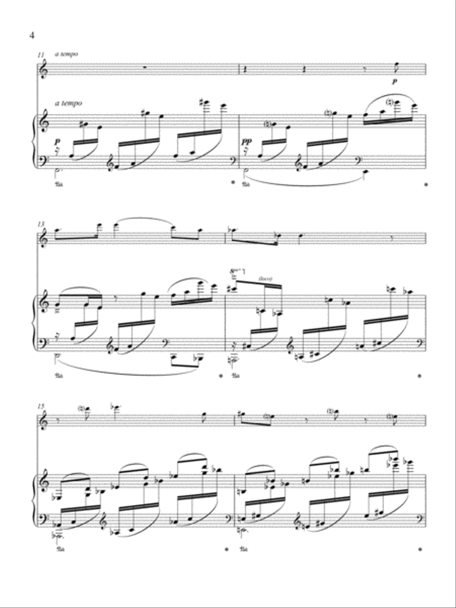 And Mists Are Carved Away Flute scores gallery preview page 4