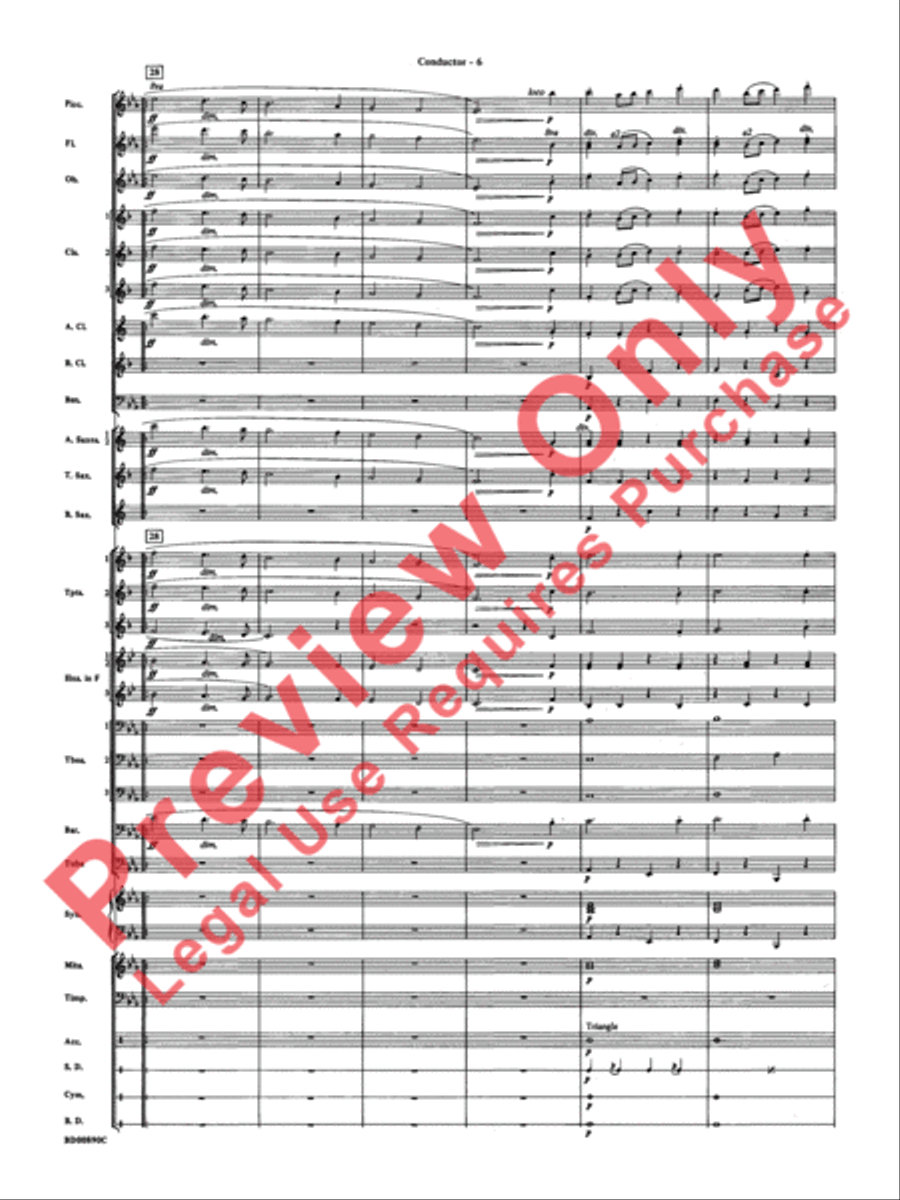 Holiday Emblem Concert Band scores gallery preview page 9