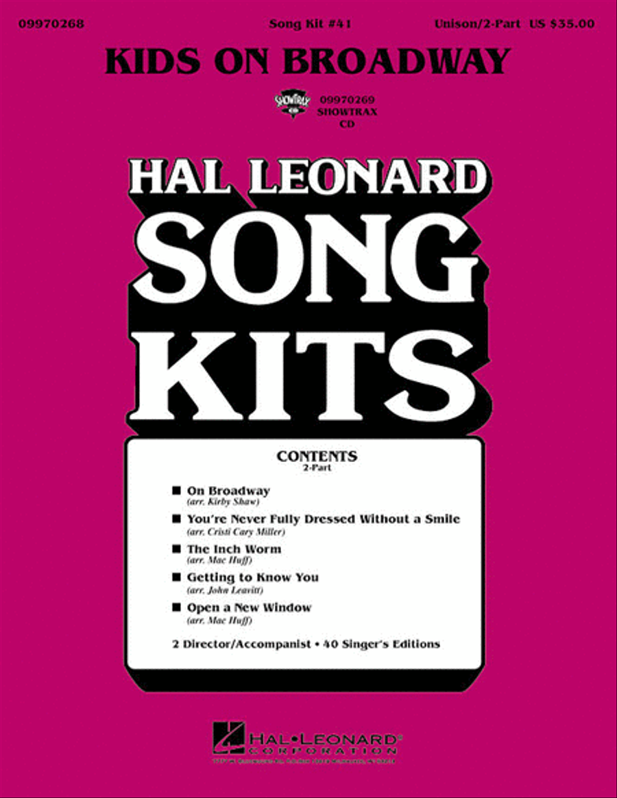 Kids on Broadway (Song Kit #41) Choir scores gallery preview page 1