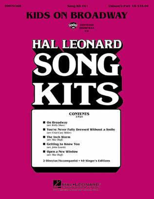 Book cover for Kids on Broadway (Song Kit #41)