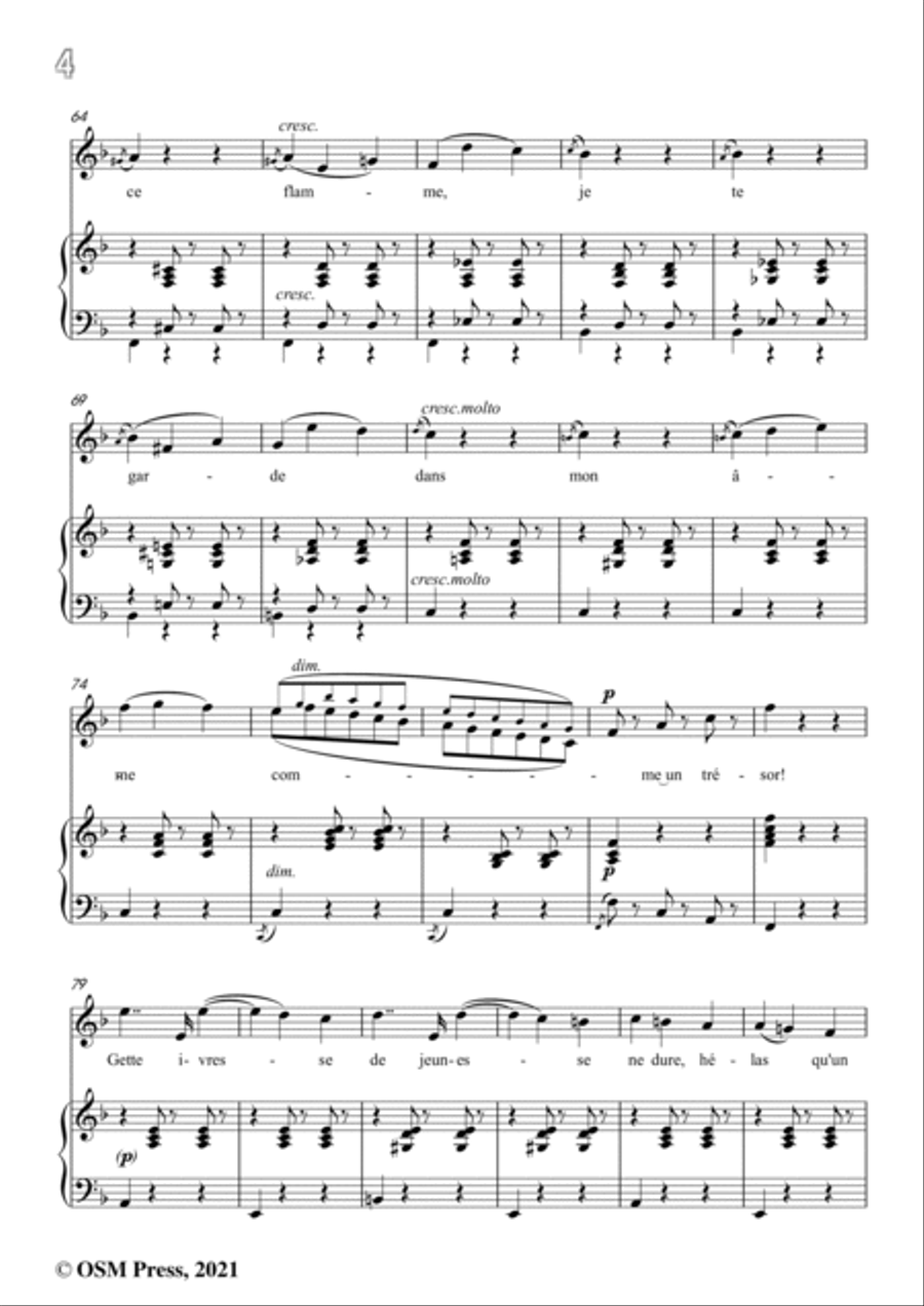Gounod-Ah!Je veux vivre dans le reve qui m'enivre,from 'Roméo et Juliette,CG 9',Act I,in F Major,for Voice scores gallery preview page 6