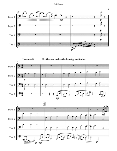 Adages for Tuba/Euphonium Quartet image number null