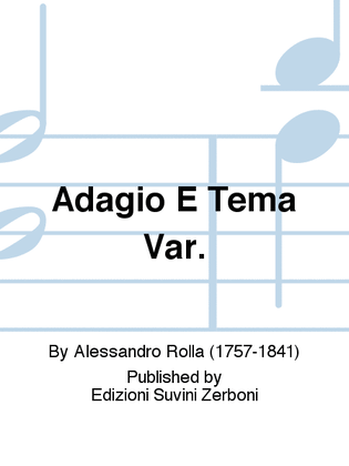 Adagio E Tema Var.