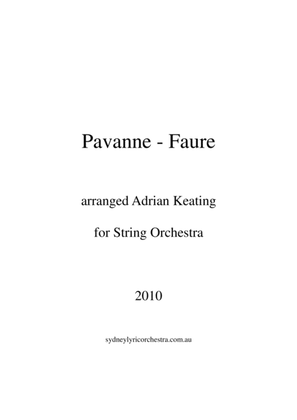 Faure - Pavane - String Chamber Orchestra - intermediate to professional ensemble