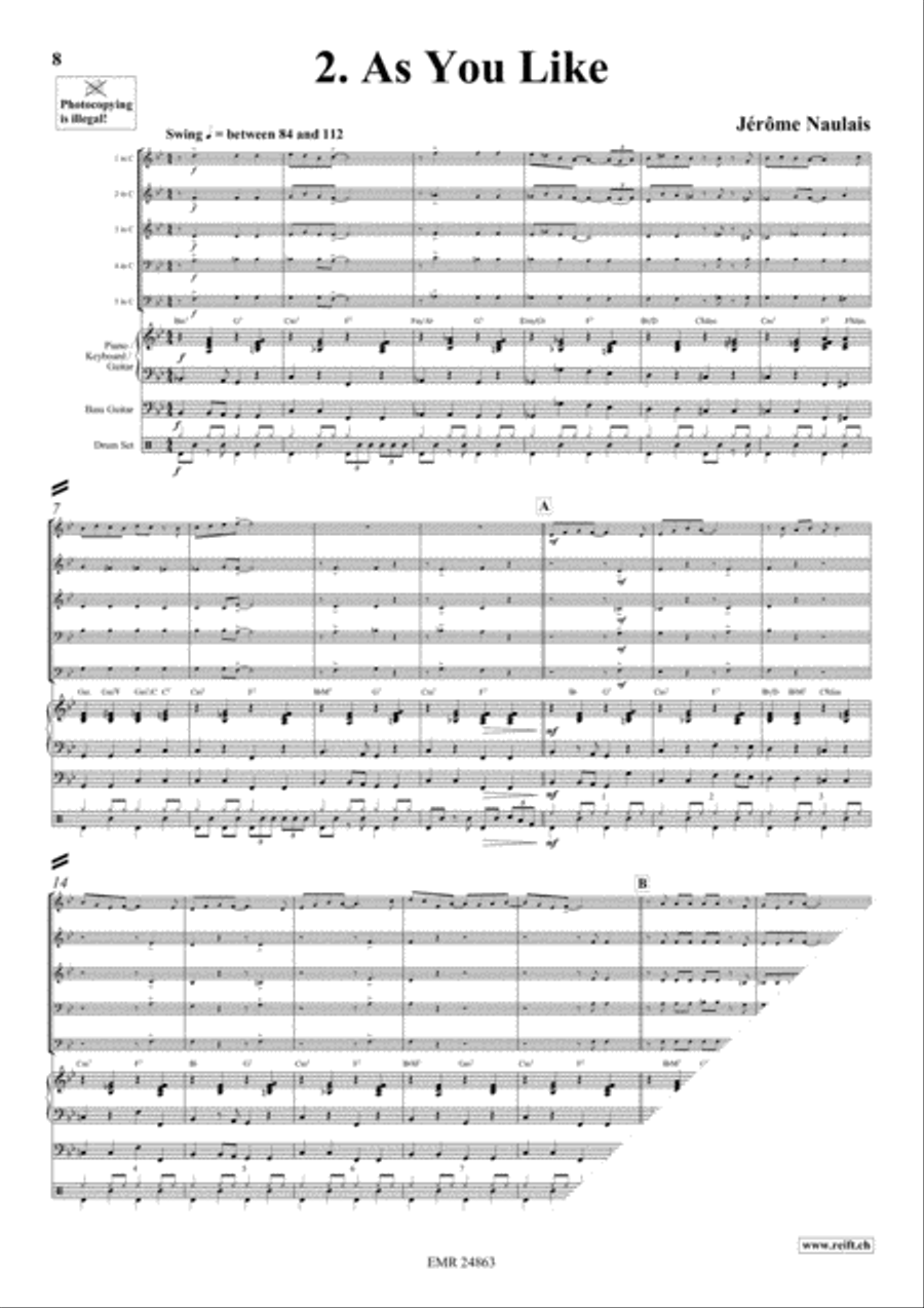 Play With Your Band Volume 1 Brass Ensemble scores gallery preview page 5