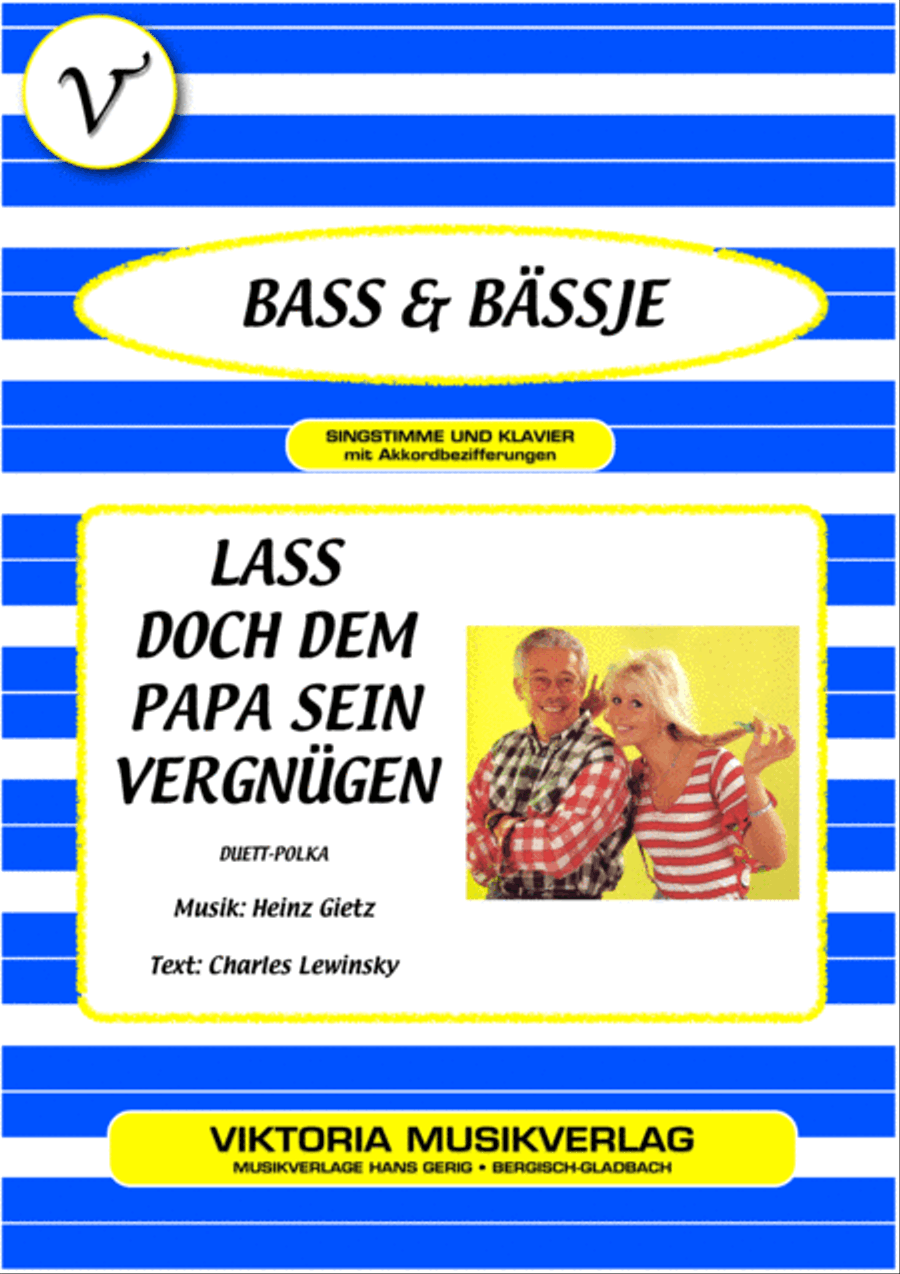 Lass doch dem Papa sein Vergnugen Piano, Vocal, Guitar scores gallery preview page 1