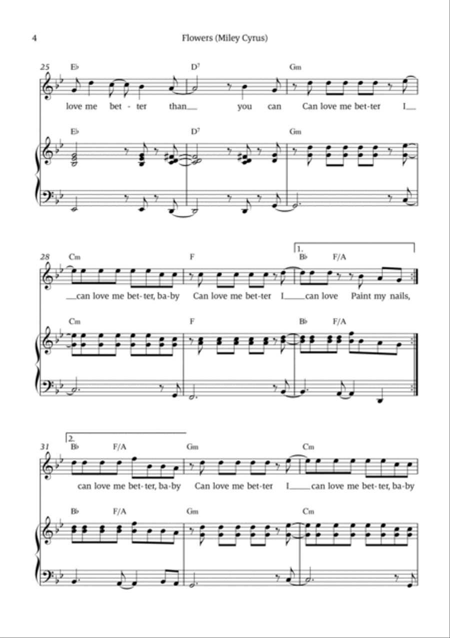 Flowers Voice scores gallery preview page 4