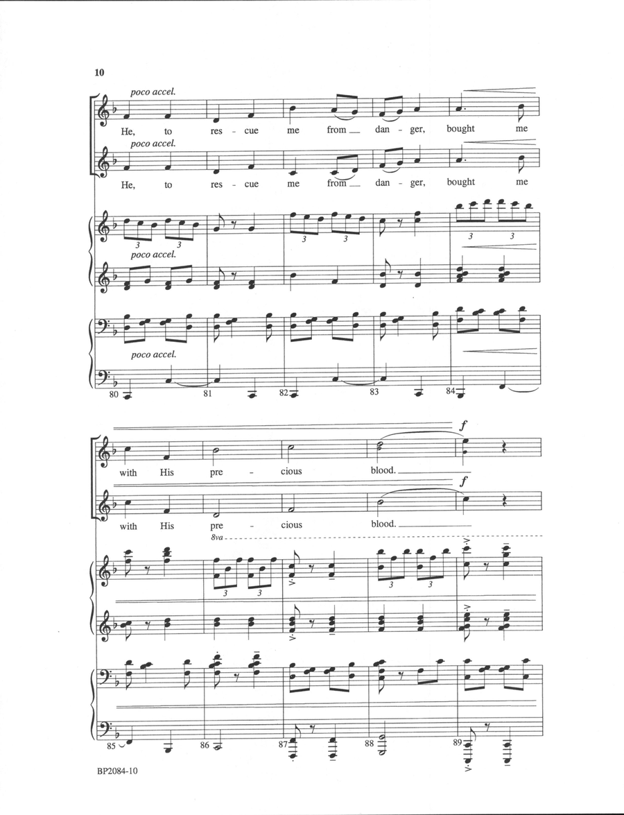 Come Thou Fount - Musselman 4-Part scores gallery preview page 9