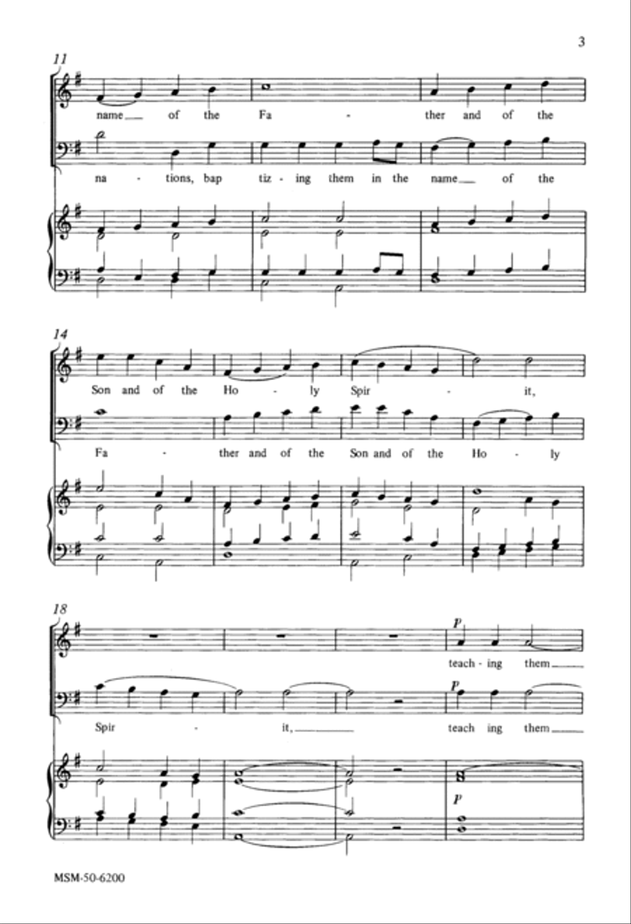 Go Therefore and Make Disciples 2-Part scores gallery preview page 2