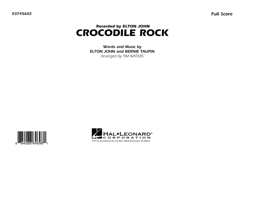 Crocodile Rock - Full Score