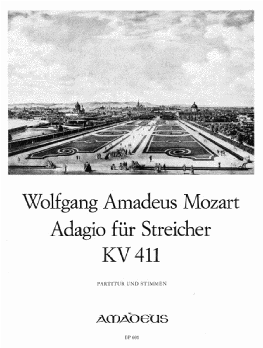 Adagio KV 411 String Orchestra scores gallery preview page 1