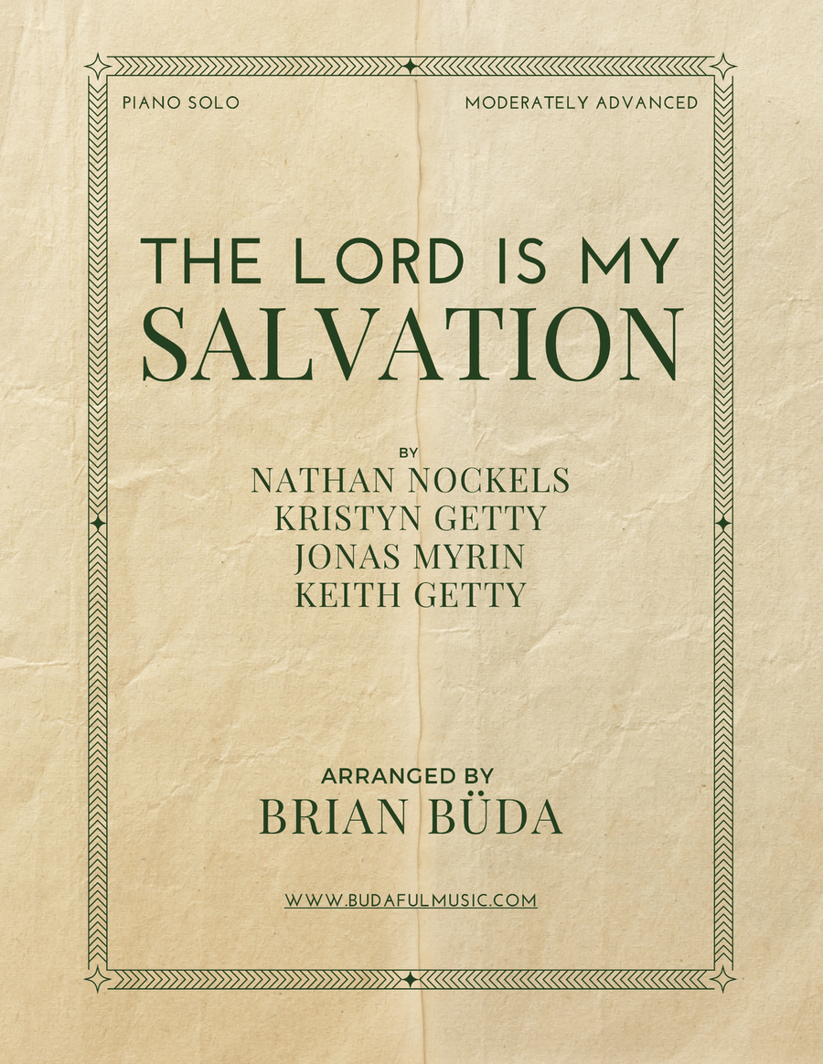 The Lord Is My Salvation Piano Solo scores gallery preview page 1