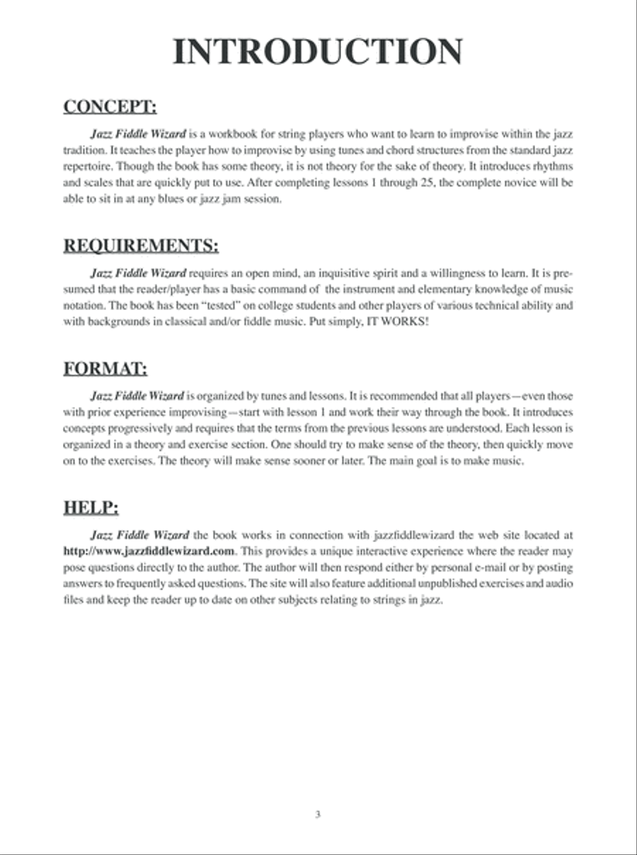 Jazz Fiddle Wizard Violin scores gallery preview page 4
