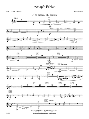 Aesop's Fables: B-flat Bass Clarinet