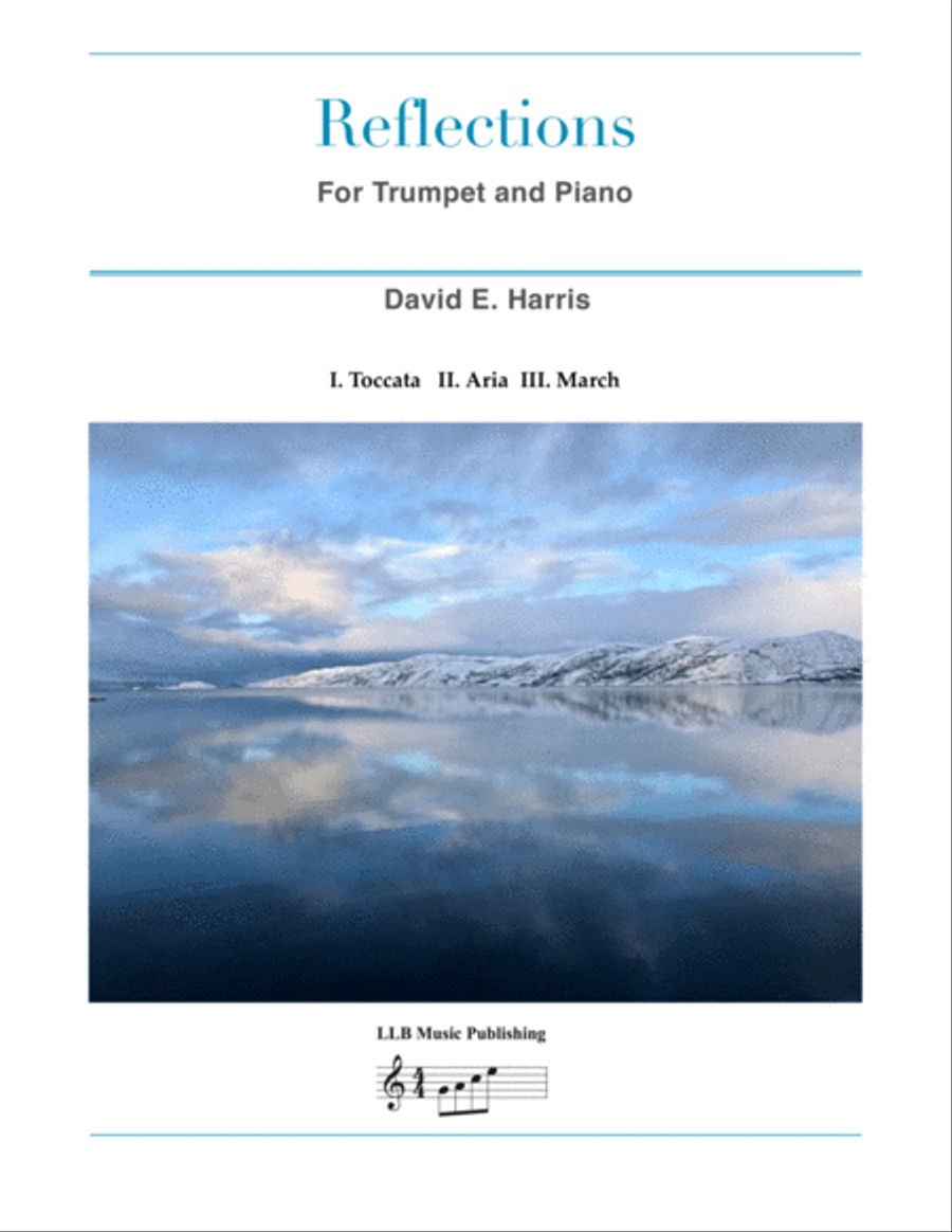 Refections for Trumpet and Piano Trumpet Solo scores gallery preview page 1