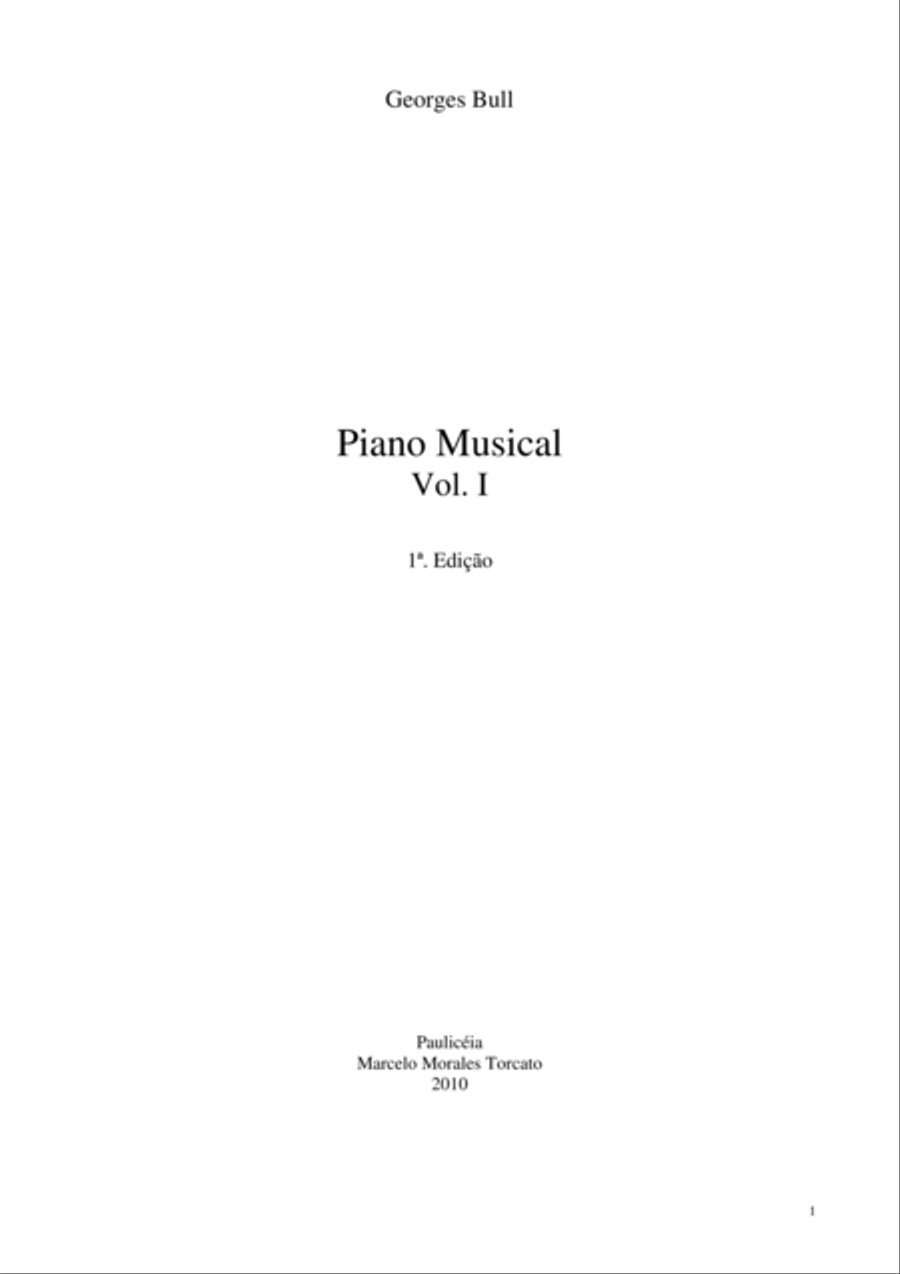 Piano Musical Vol 1 Piano Musical Vol 1 Jazz Ensemble scores gallery preview page 1