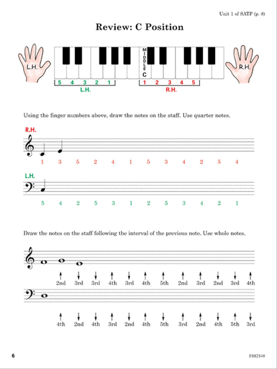 Succeeding with a Notespeller, Grade 1 Piano Method scores gallery preview page 2