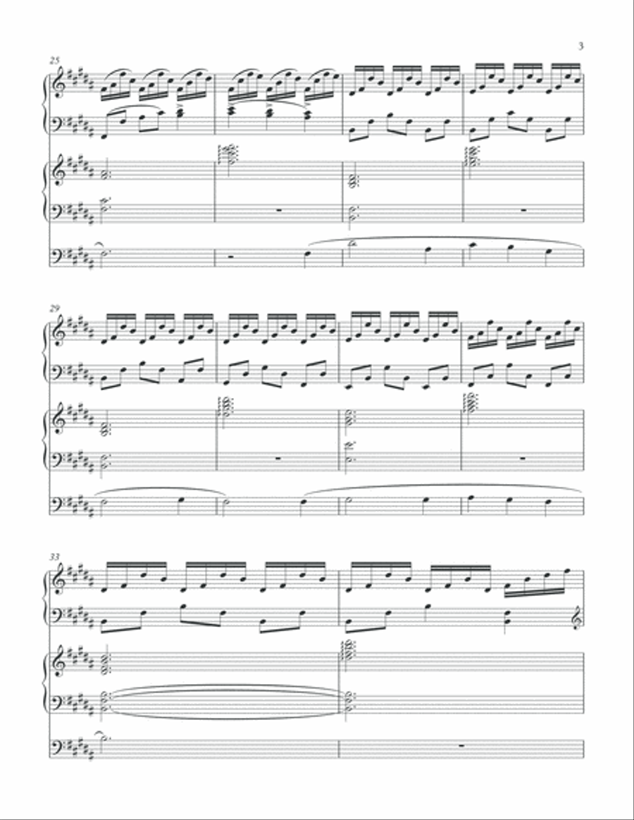 The Swan Upon A Midnight Clear (Saint-Saens/Baker) String Duet scores gallery preview page 5