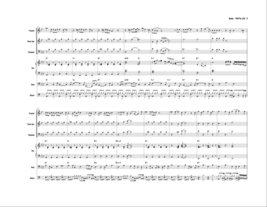 That's Life Jazz Ensemble scores gallery preview page 3