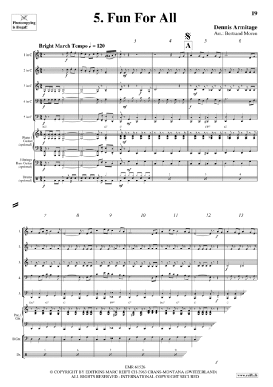 Beer Party Woodwind Quintet scores gallery preview page 7