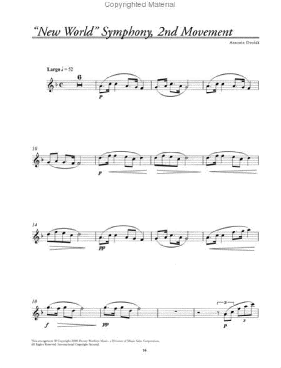 Play-Along Symphonic Themes Flute Solo scores gallery preview page 4