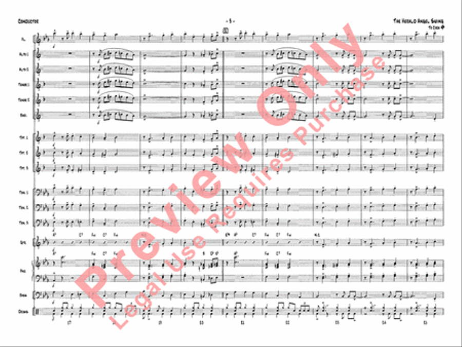 (The) Herald Angel Swing Jazz Ensemble scores gallery preview page 6