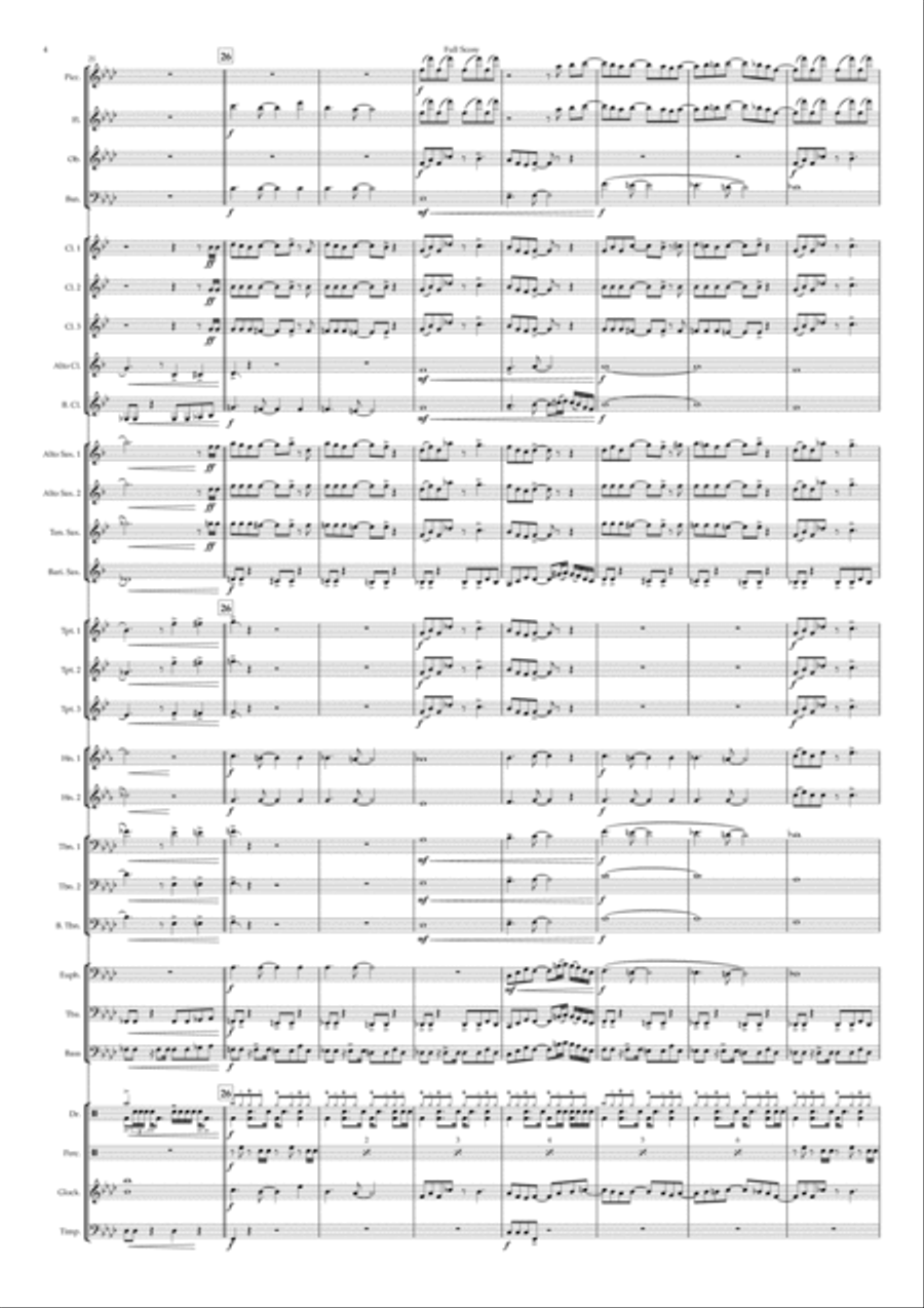 Step Back In Time Concert Band scores gallery preview page 4