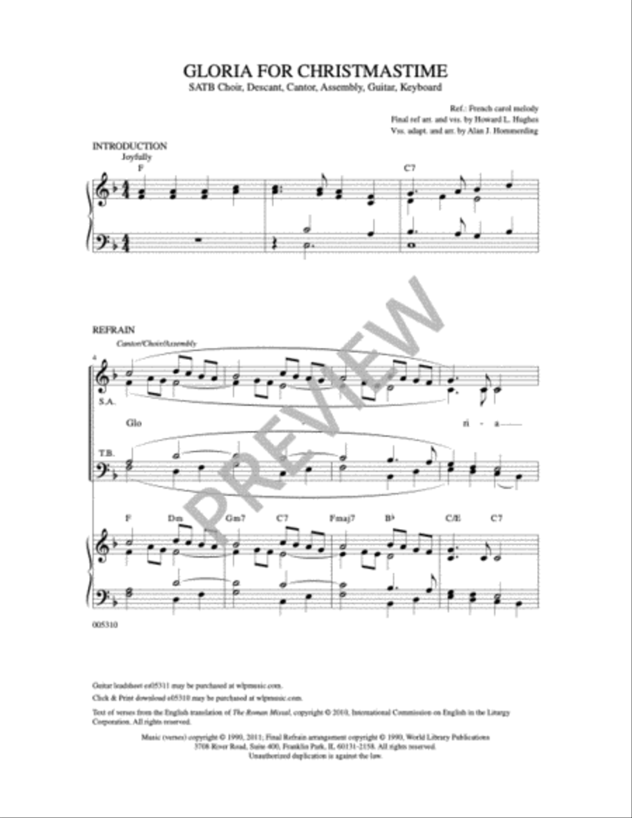 Gloria for Christmastime Gloria for Christmastime Christmas scores gallery preview page 2