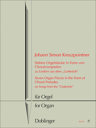 Sieben Orgelstucke in Form von Choralvorspielen
