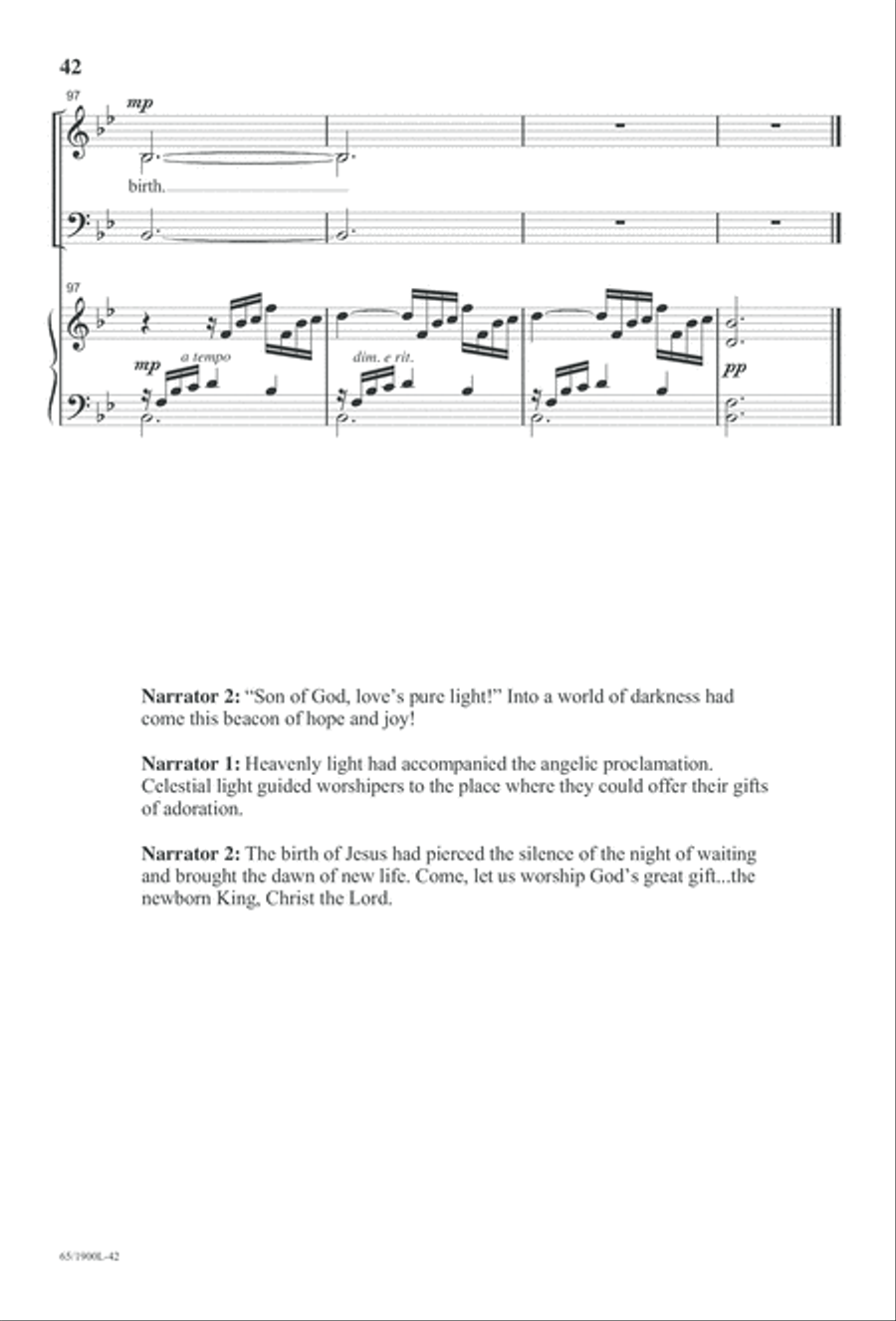 Love's Pure Light 3-Part scores gallery preview page 44