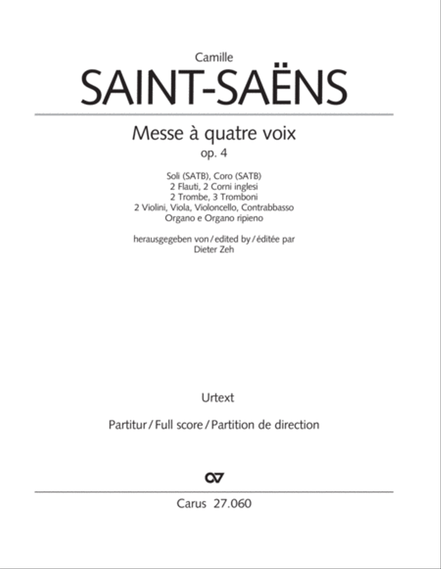 Messe a quatre voix 4-Part scores gallery preview page 2
