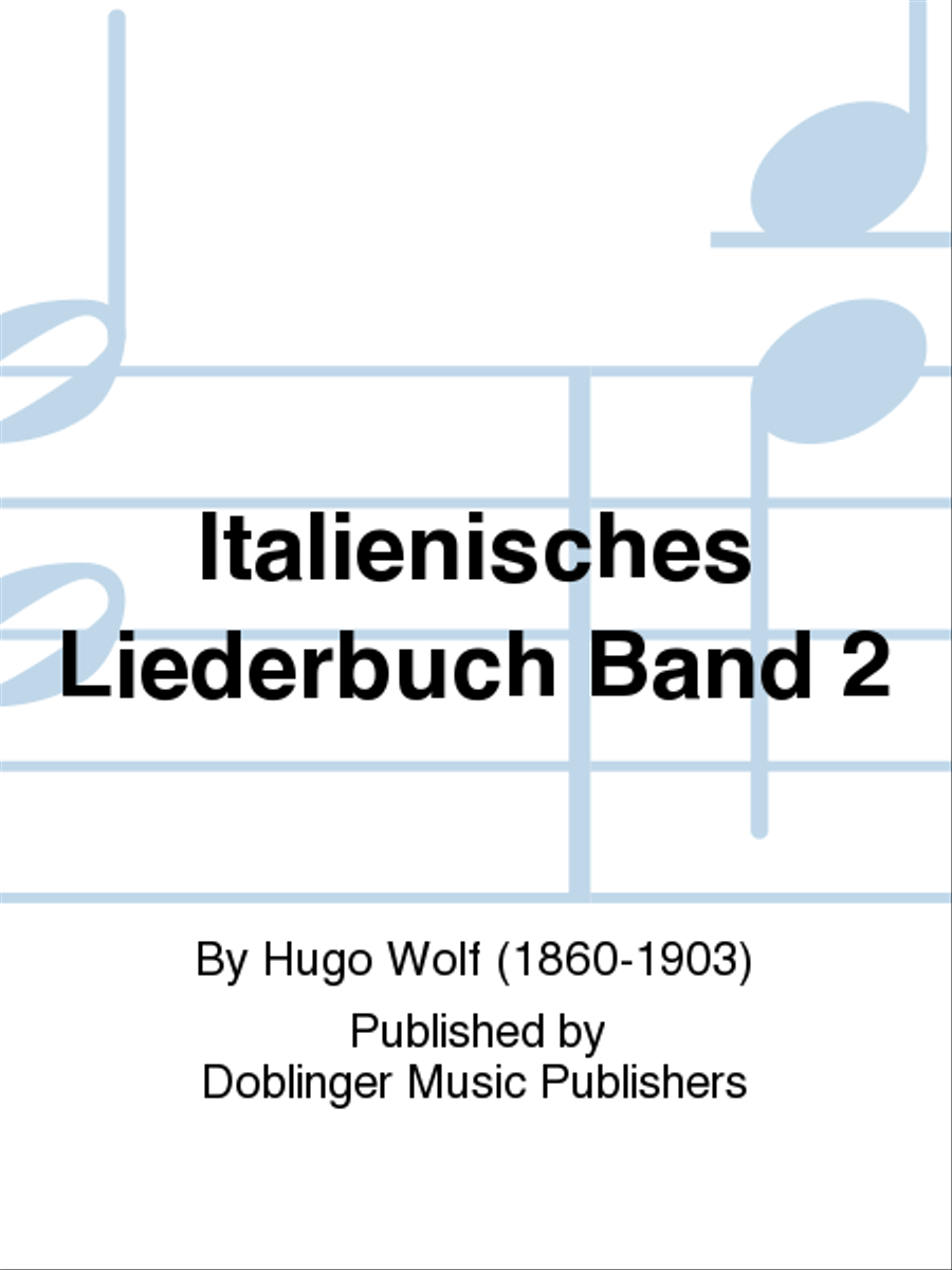 Book cover for Italienisches Liederbuch Band 2