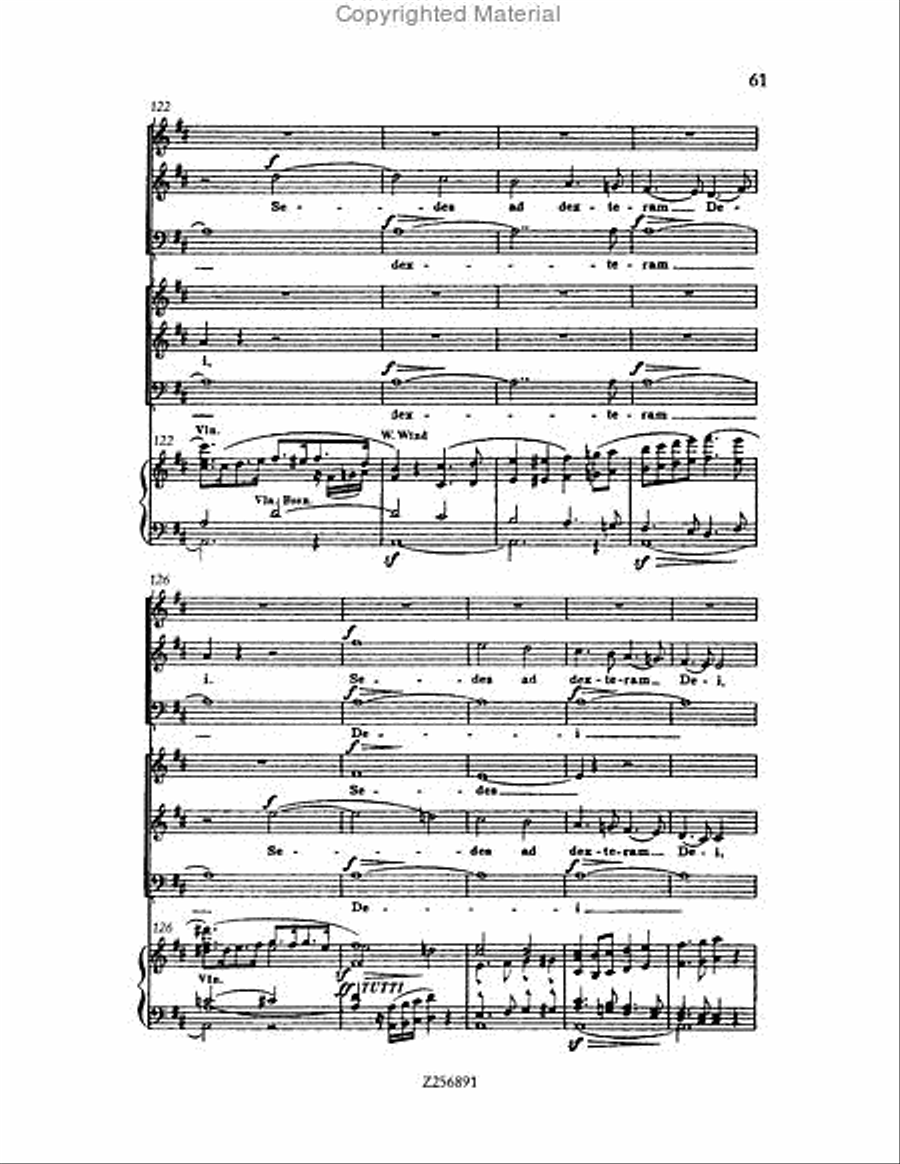 Te Deum, H 118 Choir scores gallery preview page 61