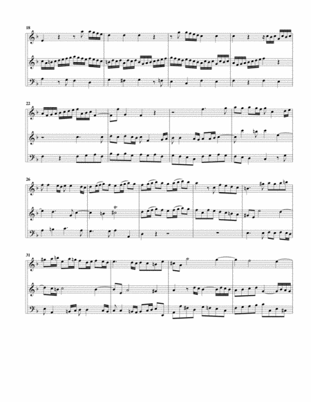 Trio sonata QV 2 Anh. 9 for flute, violin and continuo in D minor