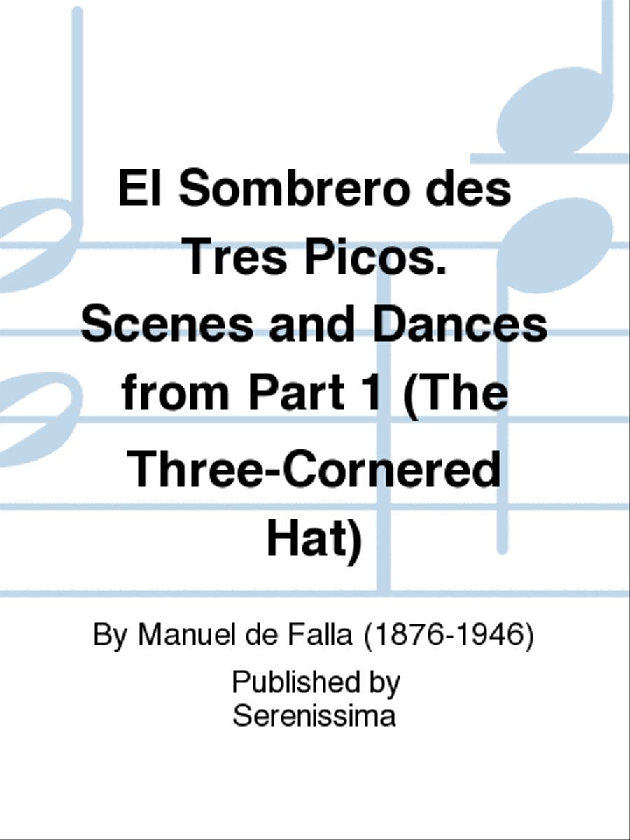 Three-Cornered Hat, Suite No.1 Orchestra scores gallery preview page 1