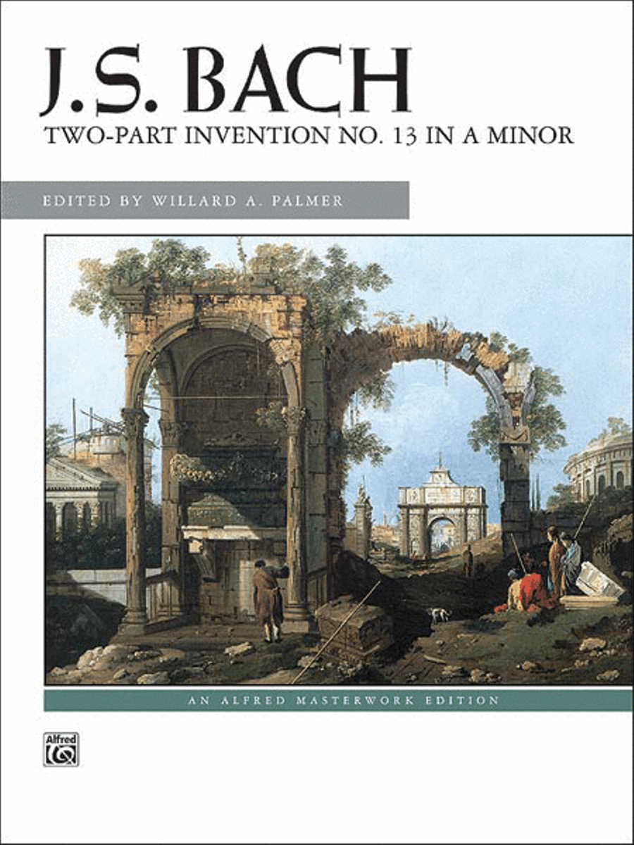 J. S. Bach: 2-Part Invention No. 13 in A Minor Small Ensemble scores gallery preview page 1