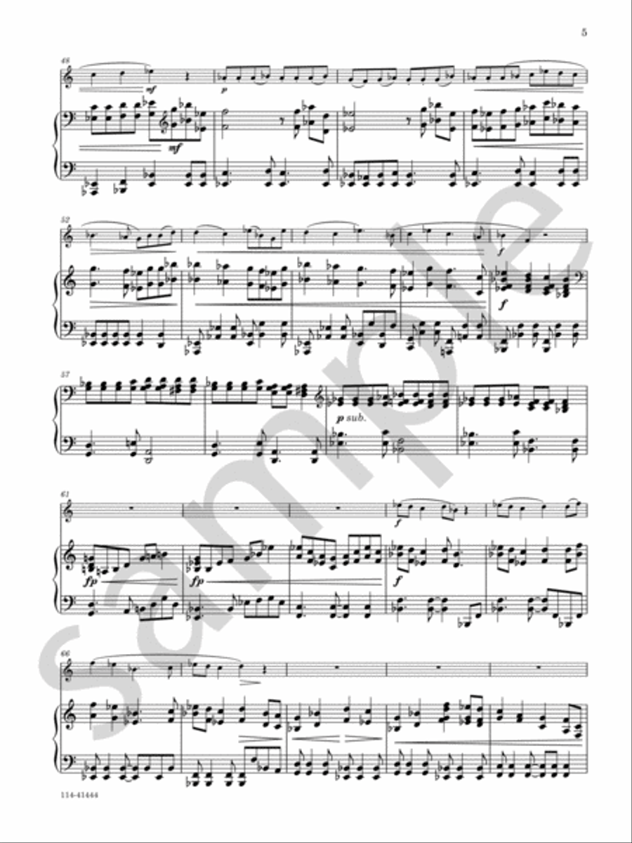 ETERNAL SPRING Chamber Music scores gallery preview page 7