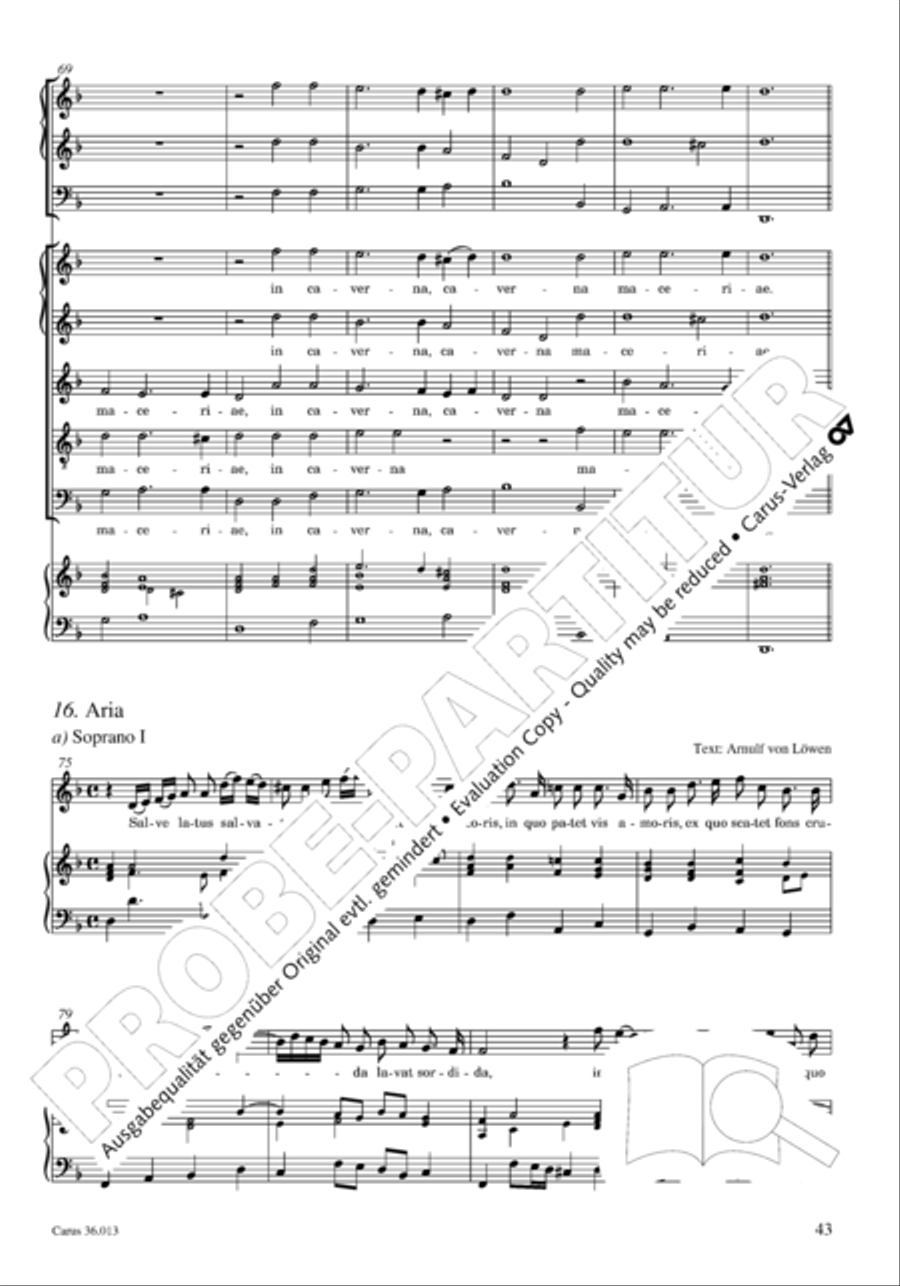 Membra Jesu nostri SSATB scores gallery preview page 59