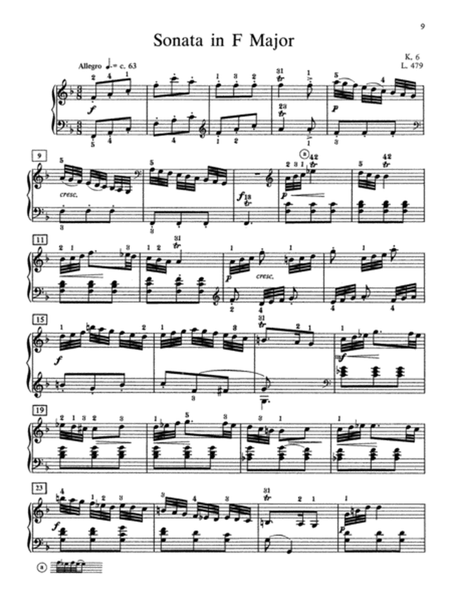 Scarlatti -- Selected Sonatas