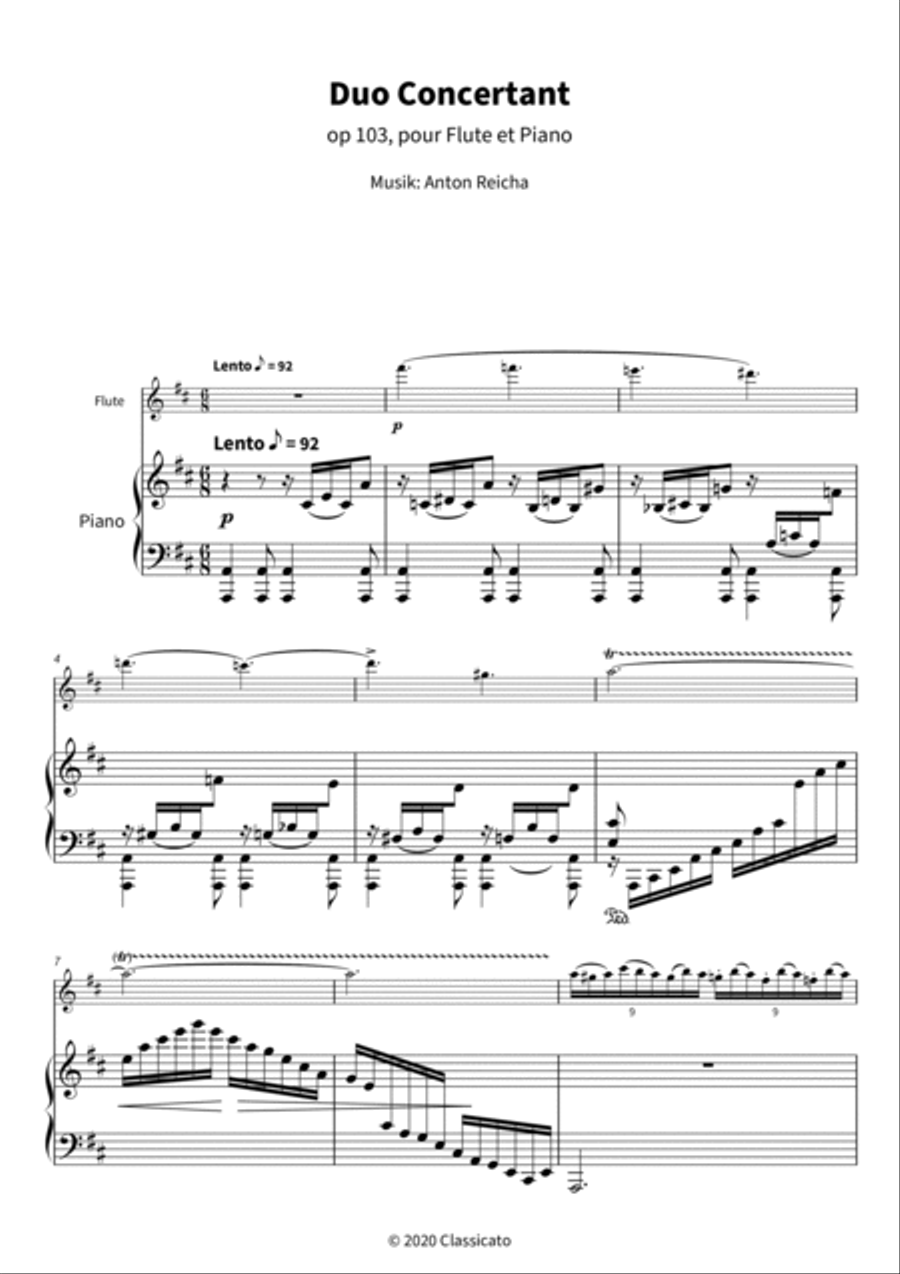 Duo Concertant Flute scores gallery preview page 3