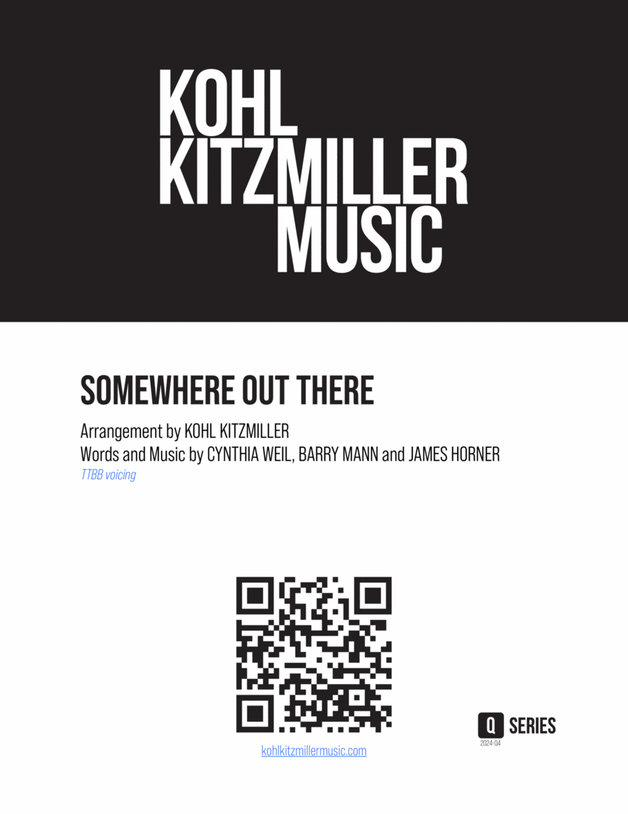Somewhere Out There TTBB scores gallery preview page 1