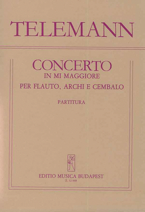 Konzert (F-Dur) für Flöte, Streicher und Cembalo