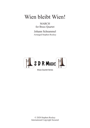 Book cover for Wien Bleibt Wien! March for Brass Quartet