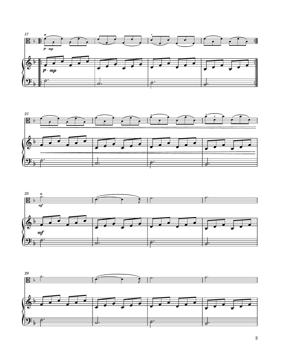 Radio Ballet Viola scores gallery preview page 3