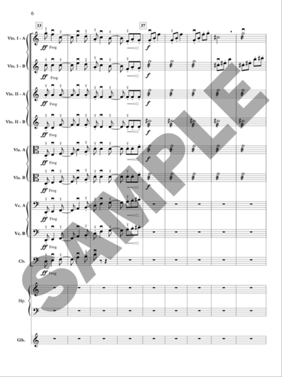 The Planets: Jupiter - Bringer of Jollity Orchestra scores gallery preview page 7