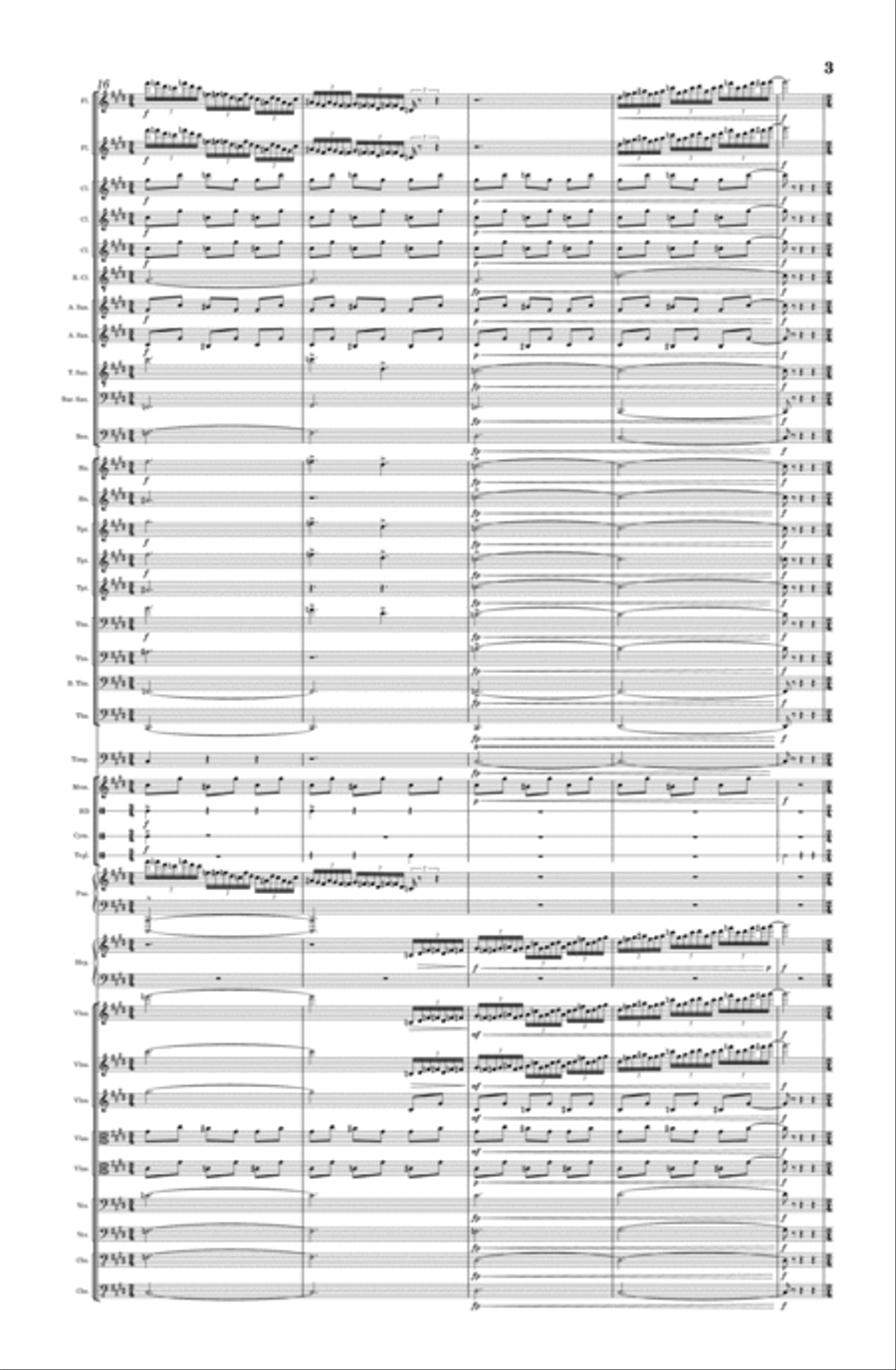 The Lost Theme Score String Orchestra scores gallery preview page 3
