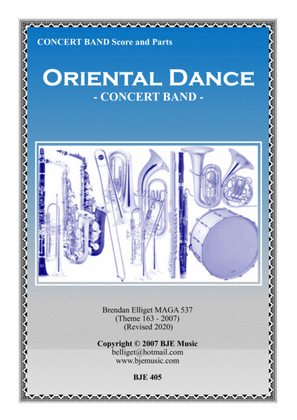 Oriental Dance - Concert Band Score and Parts PDF