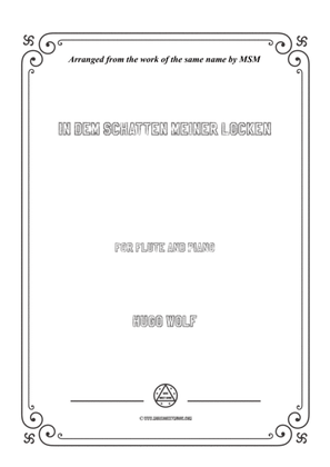 Book cover for Wolf-In dem Schatten meiner Locken, for Flute and Piano